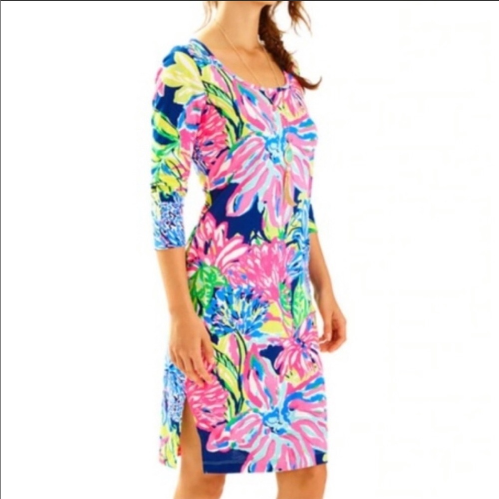 NWOT Lilly Pulitzer Kenzie Dress Travelers Palm
